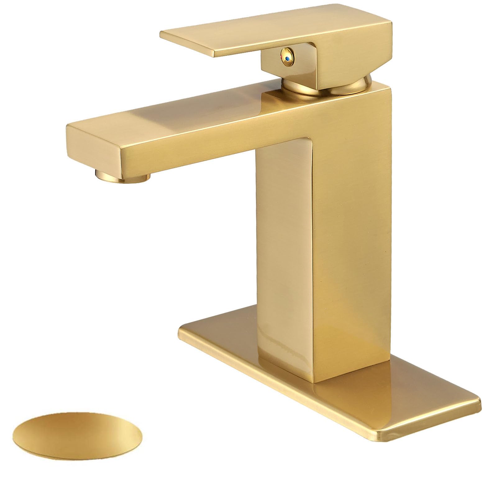 Amazon.co.jp: Bathfinesse つや消しゴールド バスルームシンク蛇口